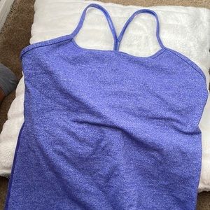 Lululemon Power Y Tank Blue size 8